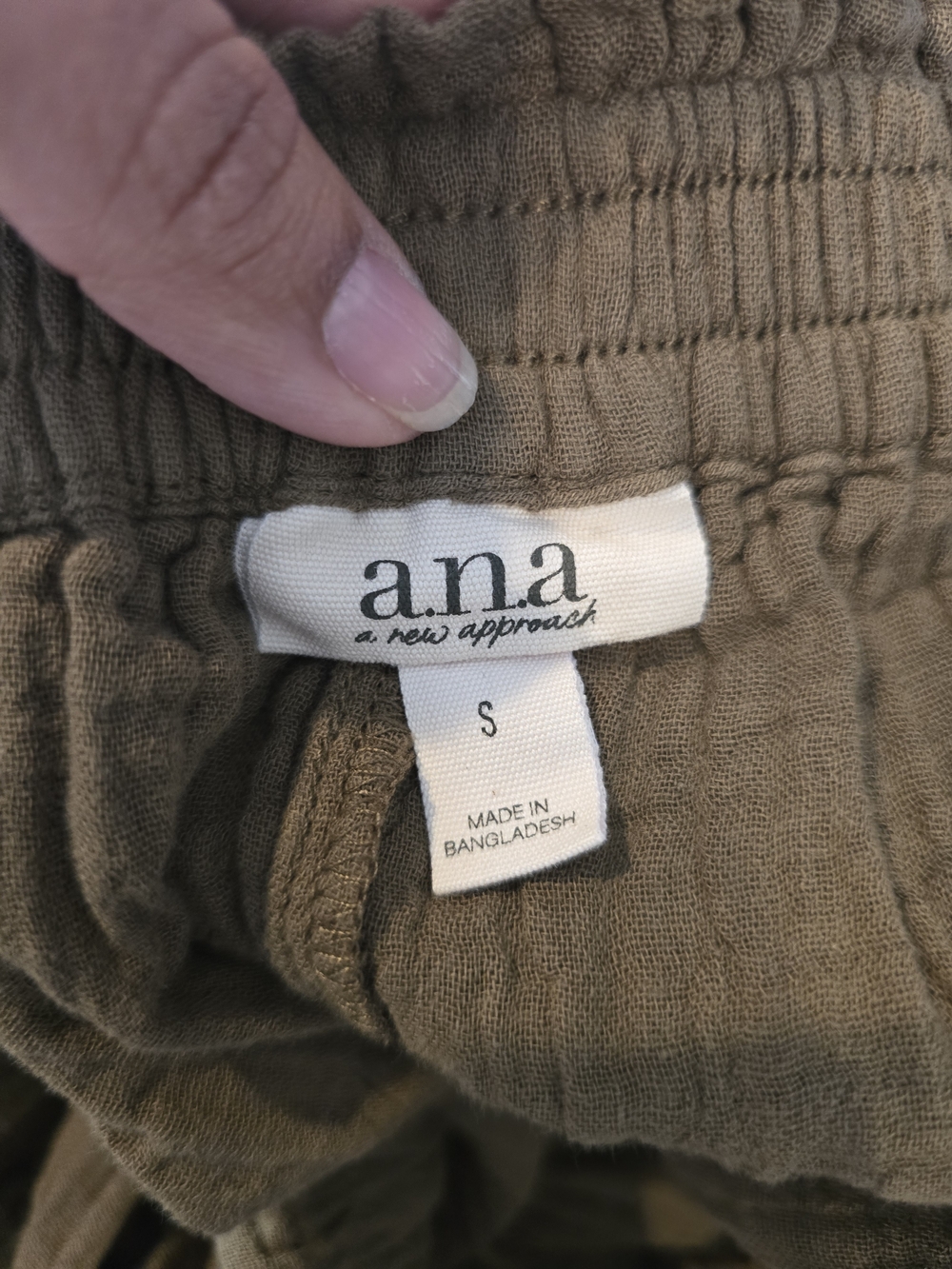 High Rise Crinkled Cotton Shorts - Picture 5 of 6
